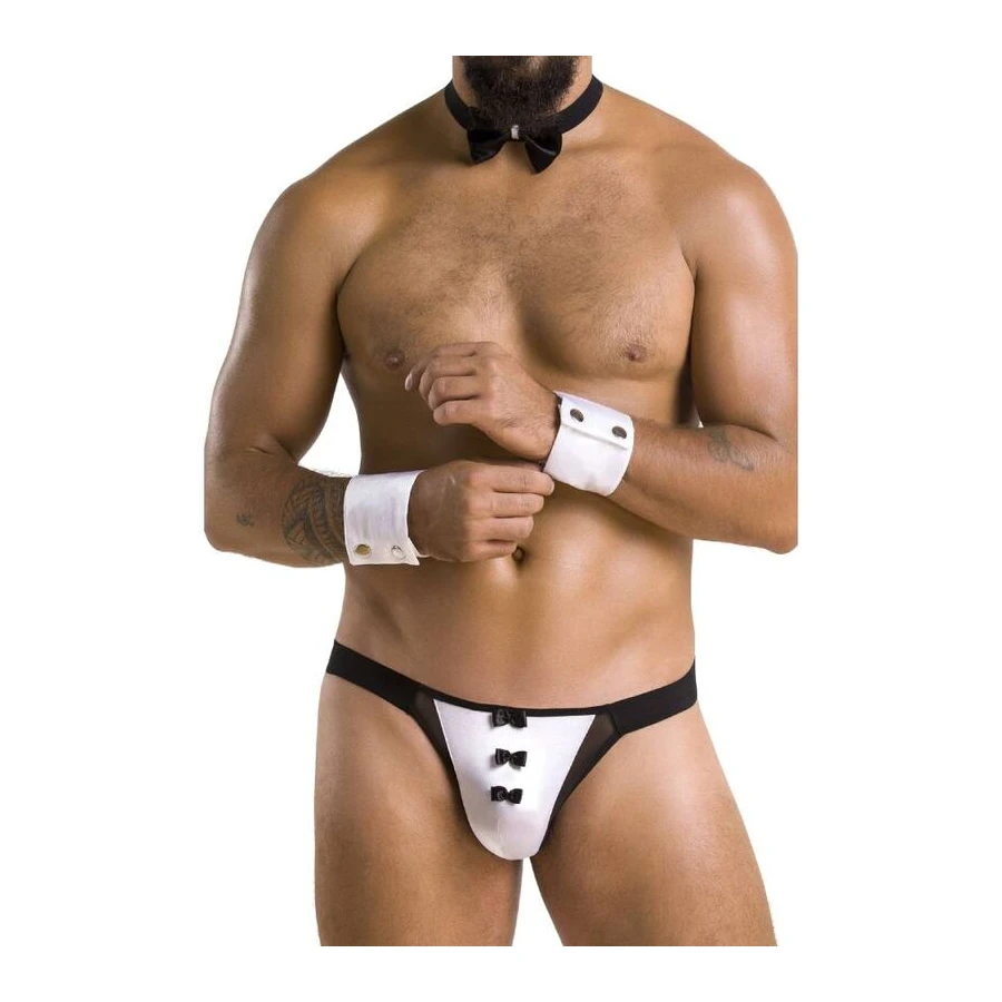 PASSION - 036 SLIP ALFROJO PRETO L/XL